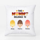 0876PUK2 Personalised Pillow Gifts Ice Cream Grandma Mum
