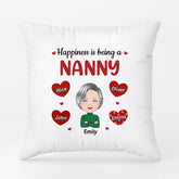 0911PUK1 Personalised Pillow Gifts Leopard Grandma Mum