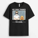 0917AUK1 Personalised T shirts Gifts Dog Photo Dog Lovers