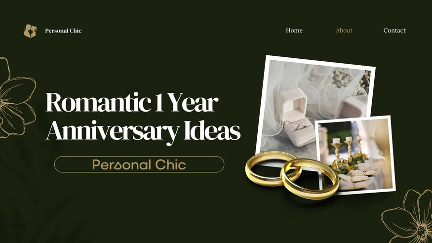 Top 50+ Romantic 1 Year Anniversary Ideas for Couples - Personal Chic