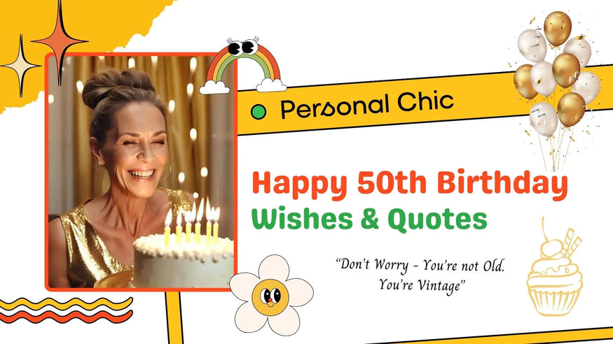 100+ Happy 50th Birthday Wishes & Quotes to Celebrate a Milestone