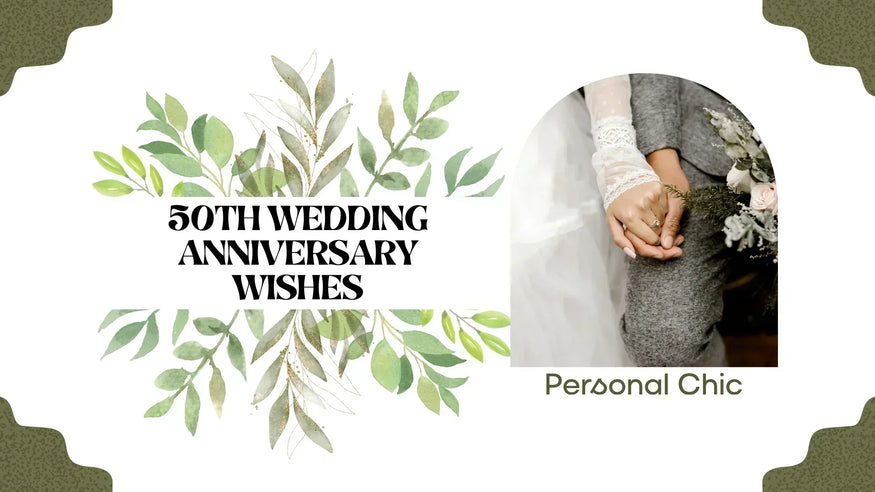 60+ Golden Jubilee 50th Wedding Anniversary Wishes for Couple