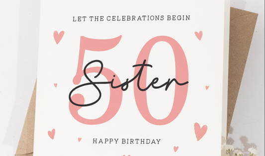 Sisterly Celebrations: Curated 50th Birthday Gift Ideas Sister