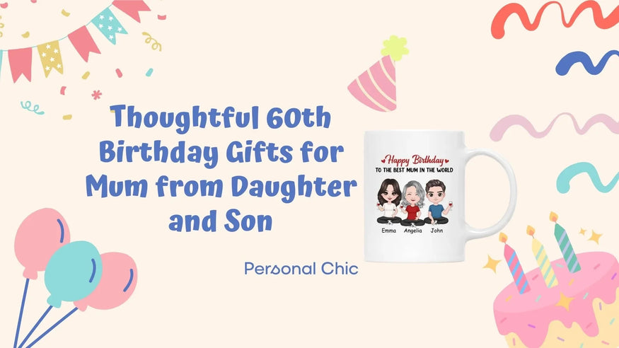 30+ Thoughtful 60th Birthday Gifts for Mum from Daughter and Son