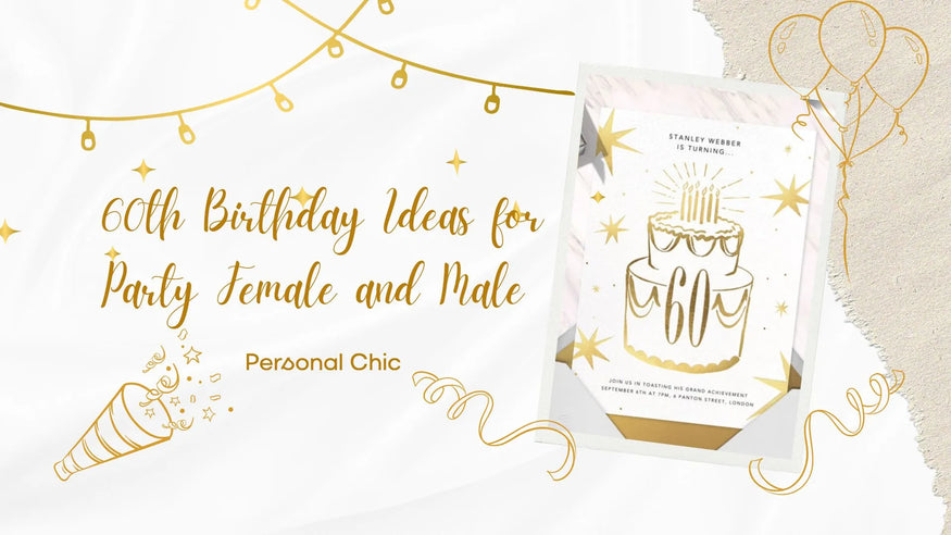 30+ Fun & Creative 60th Birthday Ideas for Party Female and Male