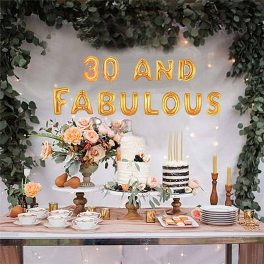 Trendy 30 years birthday decorations Embracing the 30s