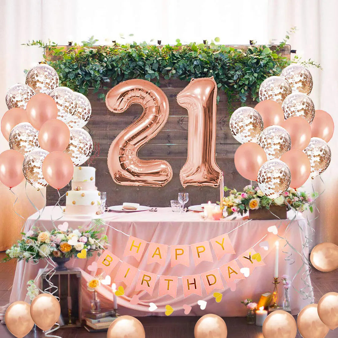 Chic 21st Birthday Decorations Ideas To