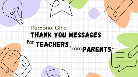 70+ Heart Touching Thank You Teacher Messages from Parents