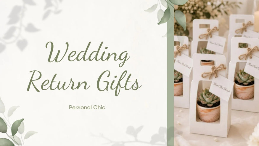 Wedding Return Gifts to Thank Guests