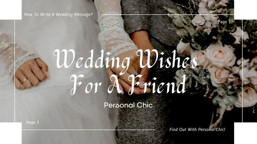 70+ Heartfelt Congratulations Wedding Wishes for a Friend
