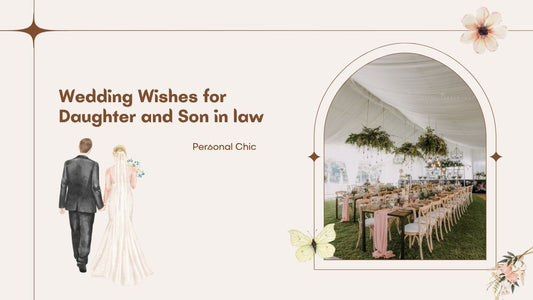 60+ Heartfelt Wedding Wishes for Daughter and Son in law
