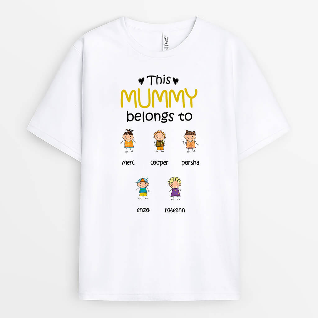0027AUK1 Customised T shirt presents Kids Grandma Mum