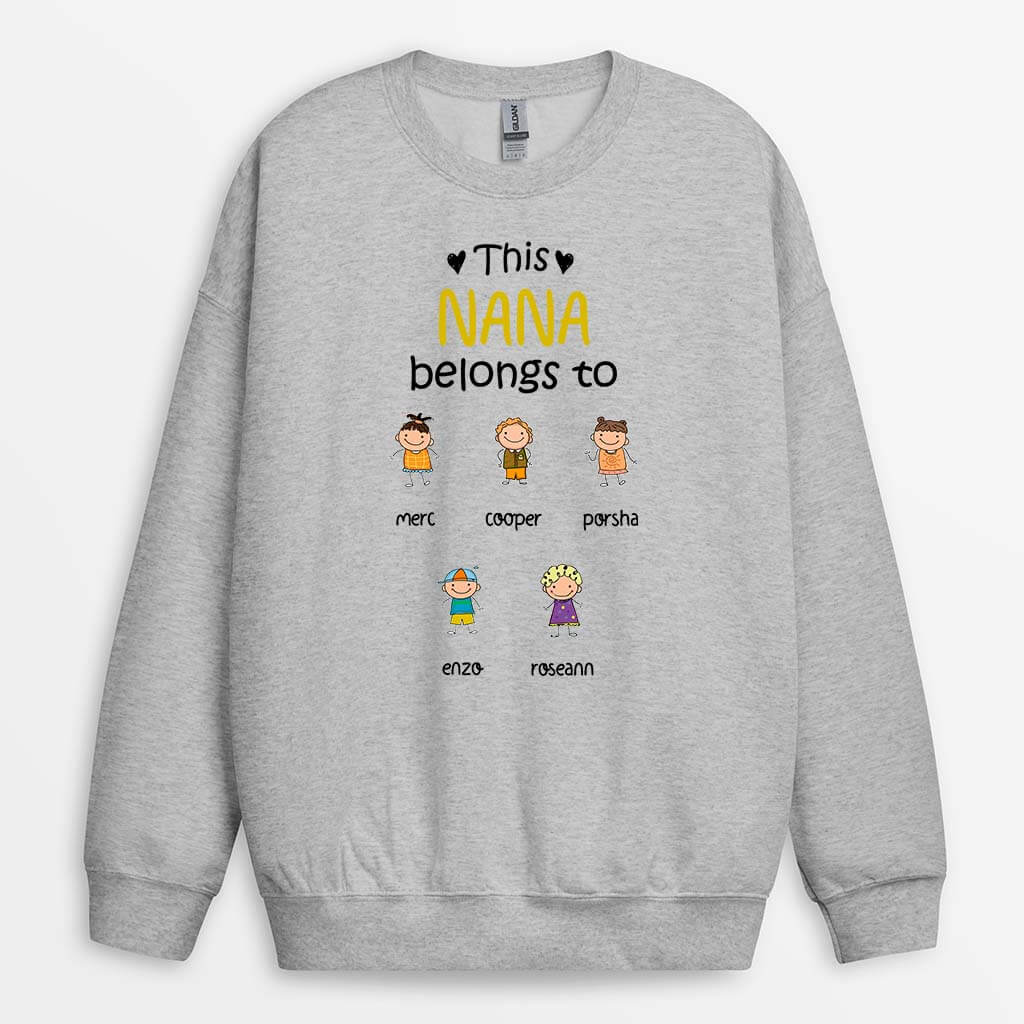 0027WUK1 Customised Sweatshirt presents Kids Grandma Mom