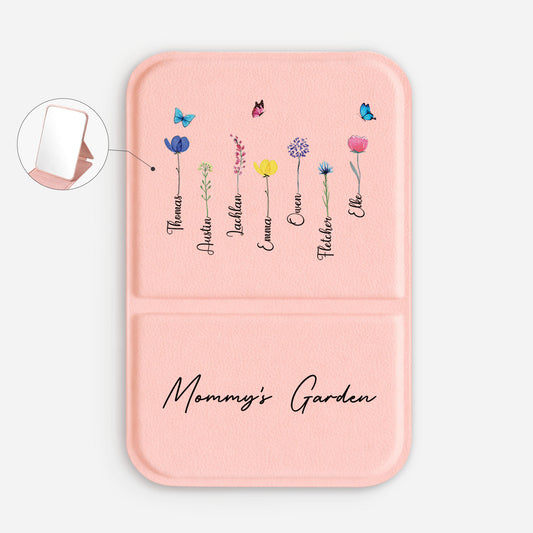 0065AUS1 grandmas garden compact mirror personalized gifts for grandmamom 0065aj8v5a_2