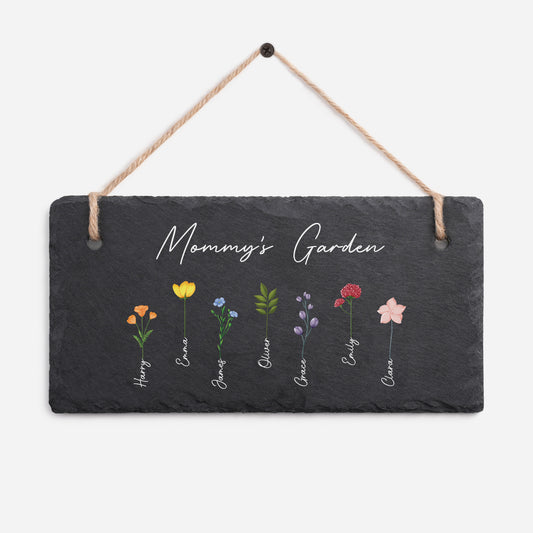 0065AUS1 personalized uv printed slate garden signs momgrandmas garden gifts 0065ae6p5a