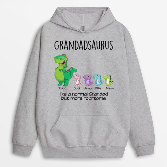 0114w000buk2 Customised Sweatshirt presents Dinosaur Grandpa Dad