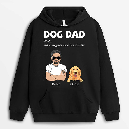 0218HUK2 Customised Hoodie presents Dog Grandpa Dad Dog