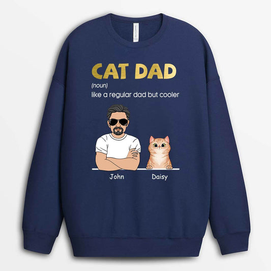 0218WUK1 Personalised Sweatshirt gifts Dog Grandpa Dad Dog_96a0ea94 8314 4a84 946e bb34535ec98b