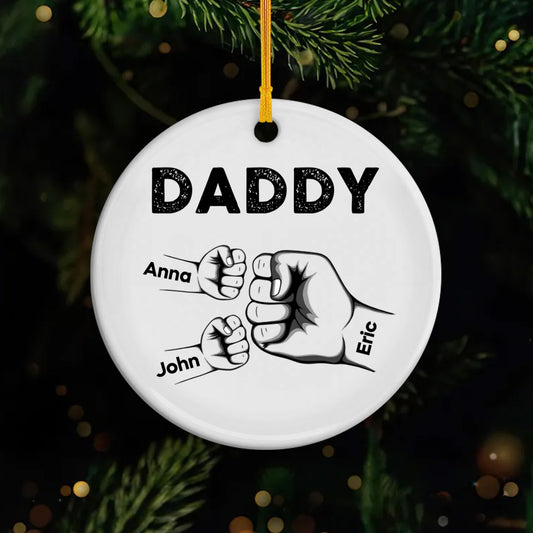 0263OUS1 personalized grandpa gifts ceramic christmas tree ornaments 0263OKL8B