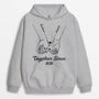 0415HUK2 Customised Hoodie gifts Hand Couples Lovers