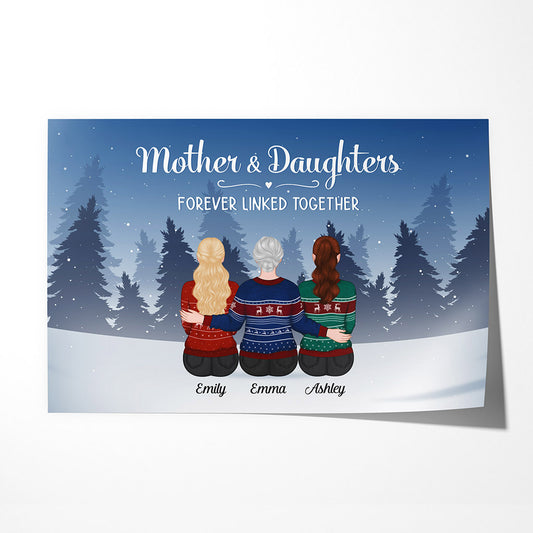 0512SUK1 Personalised Posters Gifts Mother Grandma Mum Christmas