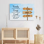 0546CUK3 Personalised Canvas Gifts Family Mum Dad
