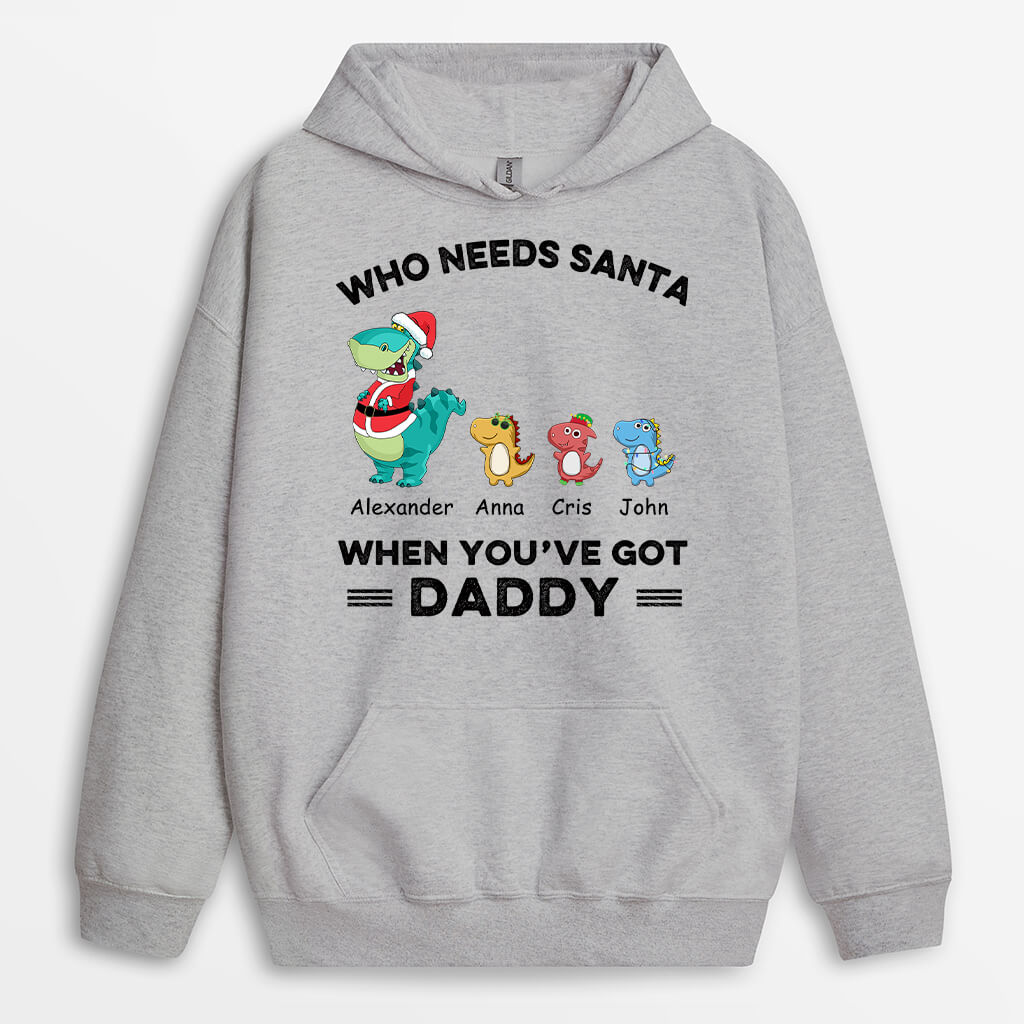 0583HUK1 Personalised Hoodie Gifts Dinosaur Grandpa Dad Christmas_8679fa8b 1385 4804 a3a3 00045c414650