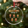 0661OUS2 custom christmas gifts for dad glass gingerbread ornaments_ 0661O8Q7B