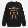 0661WUK2 Personalised Hoodie Gifts Cookies Grandpa Dad Christmas