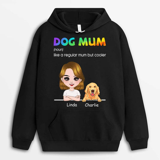 0688HUK2 Personalised Hoodie Gifts Dog Mum Dog Lovers