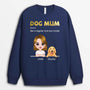 0688WUK1 Personalised Sweatshirt Gifts Dog Mum Dog Lovers