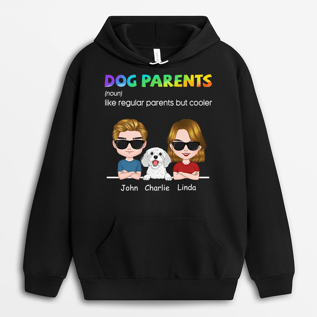 0703HUK1 Personalised Hoodie Gifts Dog Couples Dog Lovers