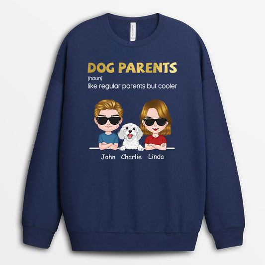 0703WUK2 Personalised Sweatshirt Gifts Dog Couples Dog Lovers