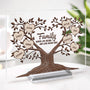 0725RUS2 personalized family tree gifts acrylic plaque with stand 0725RTT8I
