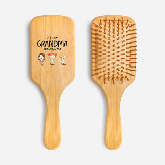 0827AUS1 custom uv printed bamboo hairbrush with names gifts for momgrandma 0827aq6v5a_1
