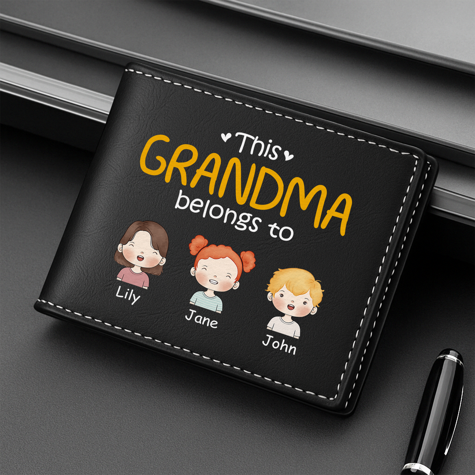 0827JUS2 personalized wallets for dad_ this daddy belongs to gifts_ 0827J8N8B