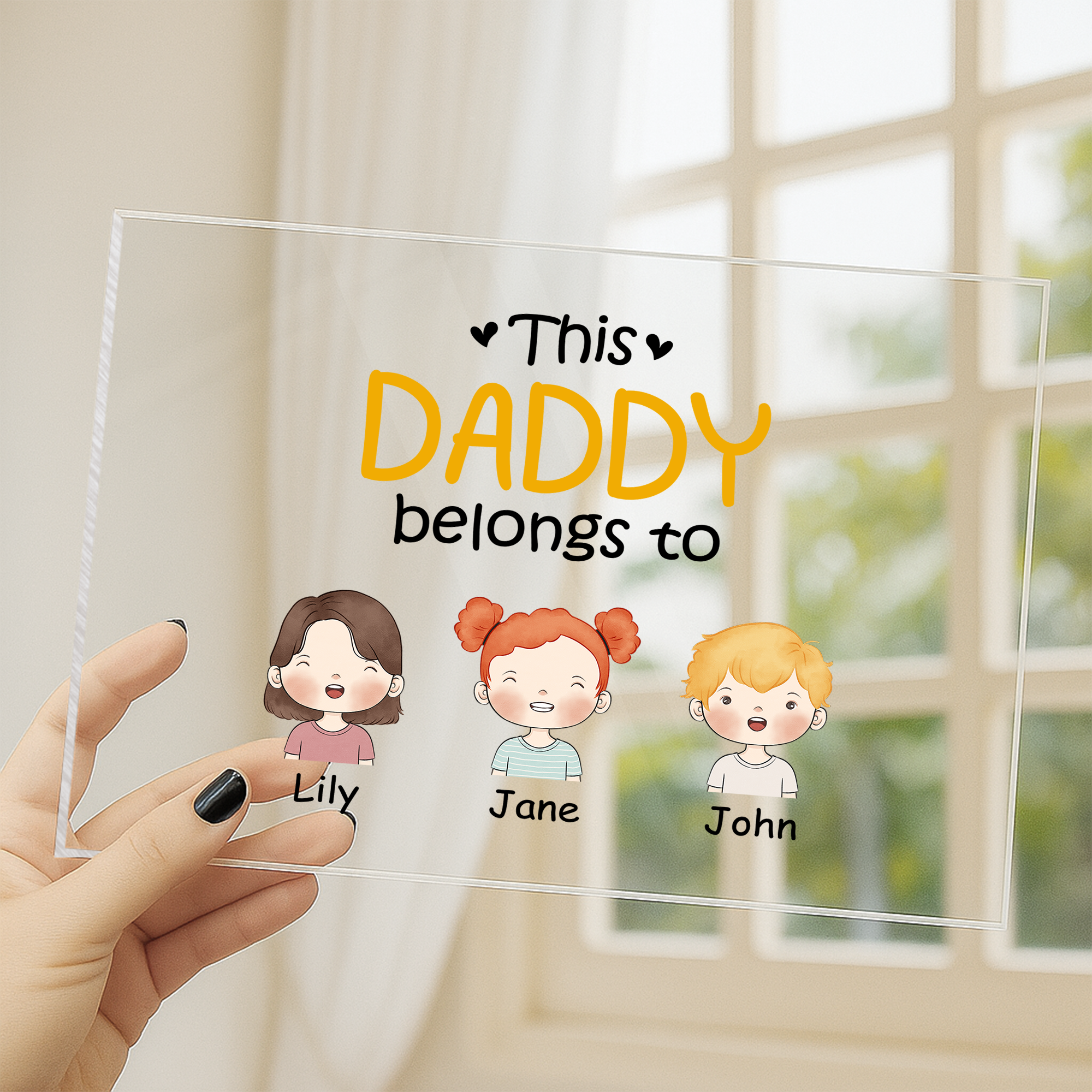 0827RUS3 custom acrylic plaque with stand this daddy belongs to gifts_ 0827R8N8B_c64f15ec 8173 4eb7 8960 4244d55d1a5e