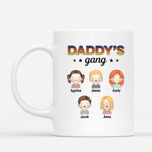 0845MUK1 Personalised Mugs Gifts Kids Grandad Dad