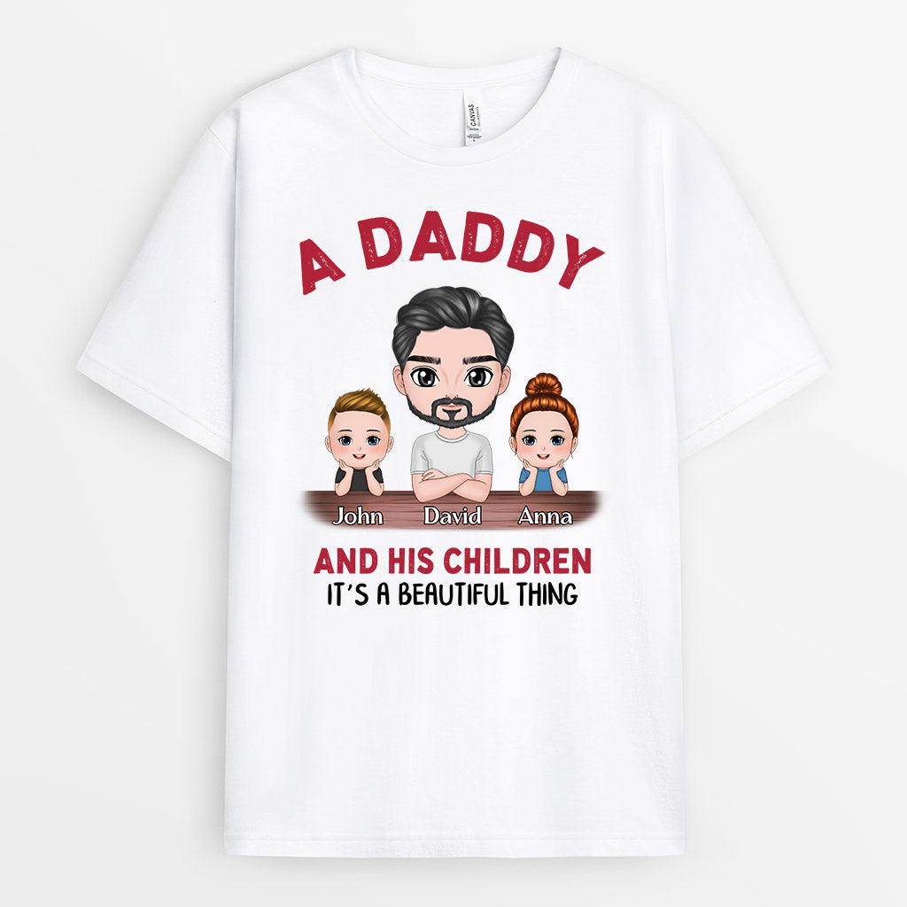 0859AUK1 Personalised T shirts Gifts Grandad Grandad Dad