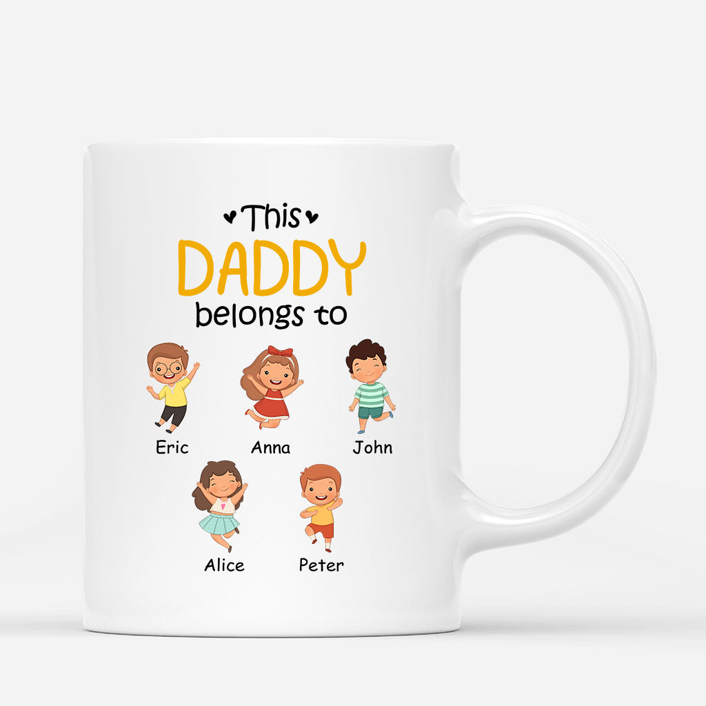0865MUK1 Personalised Mugs Gifts Kids Grandpa Dad