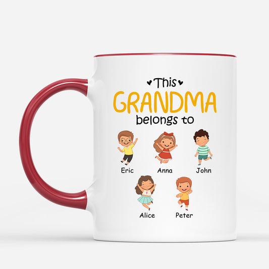 0865MUK2 Personalised Mugs Gifts Grandma Mum