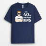 Personalised 40th Birthday King T-Shirt - Personal Chic