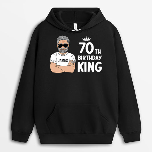 0905HUK2 Personalised Hoodies Gifts Birthday King 70