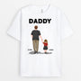 0909AUK1 Personalised T shirt Gifts Holding Hand Grandad Dad