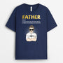 0912AUK2 Personalised T shirt Gifts Father Grandad Dad