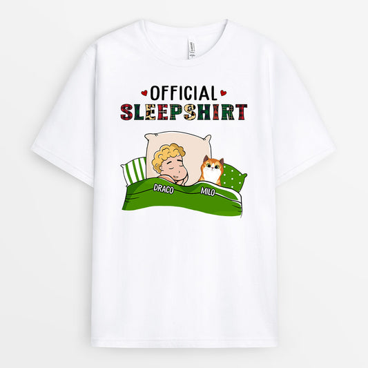 0914AUK2 Personalised T shirts Gifts Sleeping Cat Lovers_34e46f81 c01f 47d3 9e6c 91ba2f0ed644