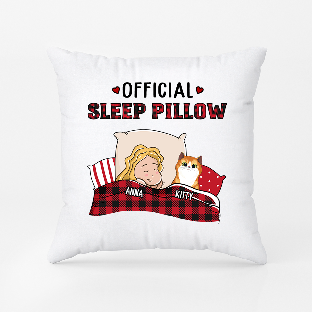 0914PUS2 personalized cat dad gifts official sleep pillow 0914P_5e251cc5 4f92 4d15 8f5f 806e7f39541a