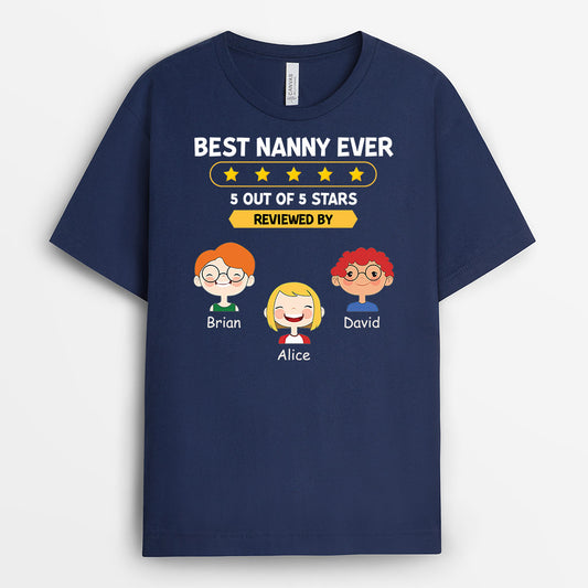 0924AUK1 Personalised T shirts Gifts Review Grandma Mum
