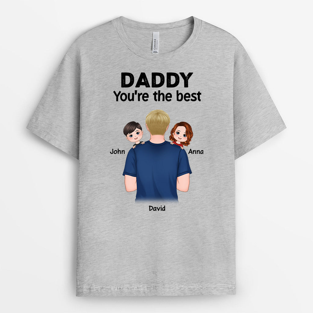 0926AUK2 Personalised T shirts Gifts Father Grandad Daddy