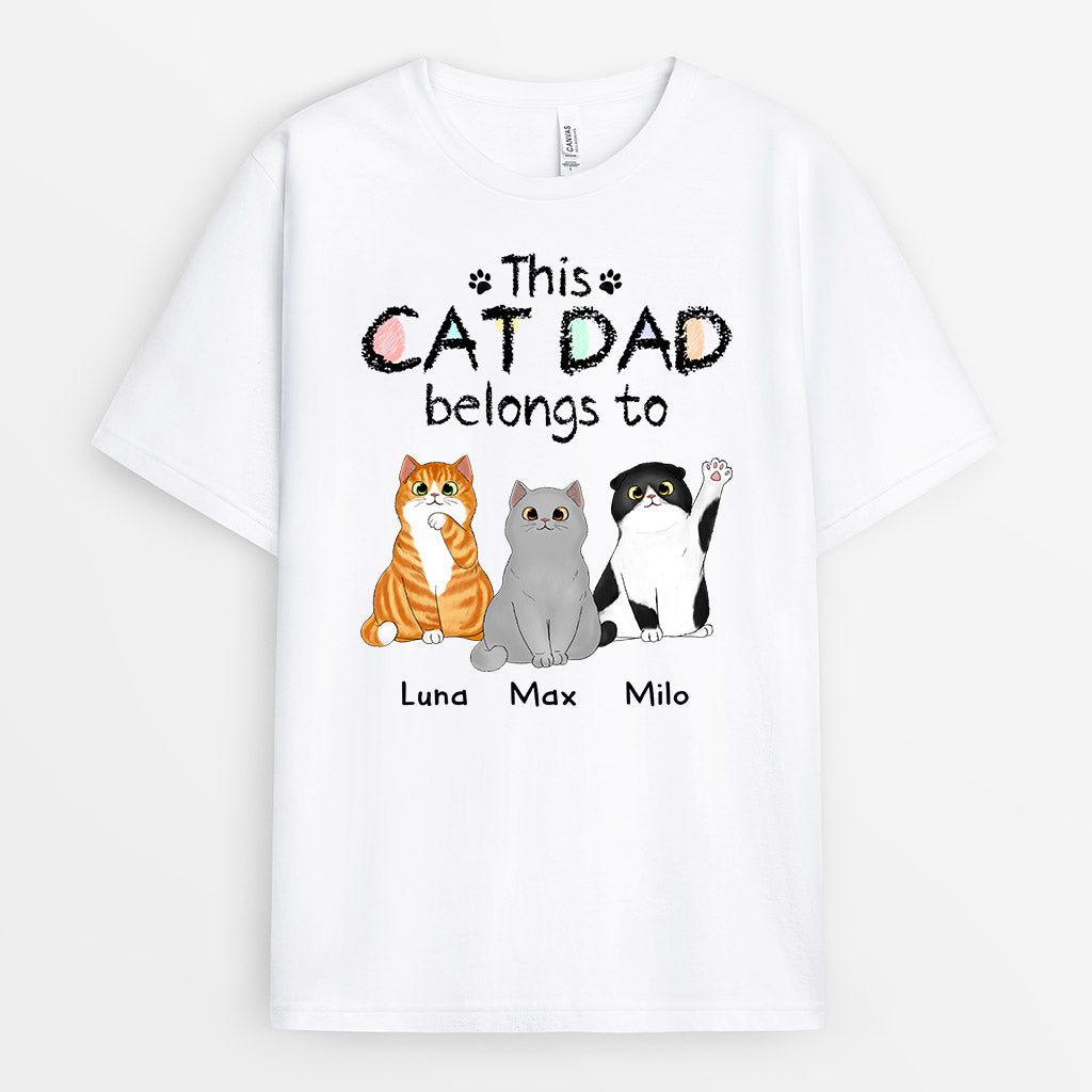0938AUK1 Personalised T shirts Gifts Galaxy Cat Lovers